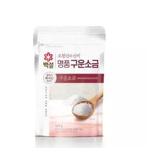 백설 오천년의 신비 명품 구운 소금 천일염 미네랄 400g MNA