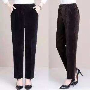 [하프클럽/셀러허브_여성트랜드패션]여자 코듀로이 기모 밴딩 팬츠 HH-A78