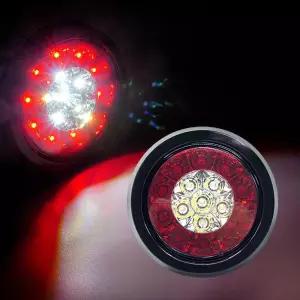 교체용 led테일램프 원형 후진등 화물차부품 자동차 보조