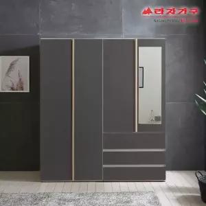 [라자가구] 비바 베이 1600 3단 서랍 옷장세트 LHN018