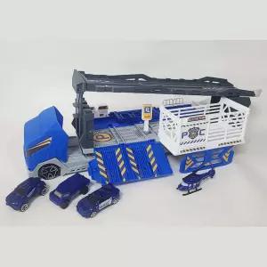 6세 남아 경찰특공본부 트레일러 세트 4세 조카선물 5세 장난감차 3세 2세 유치원 어린이집 유아