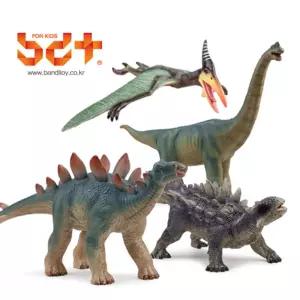 공룡 소프트 피규어 4종 세트 남아선물 7세 과학완구 렉스 티라노사우루스 관찰력 트리케라톱스 창의력 5세