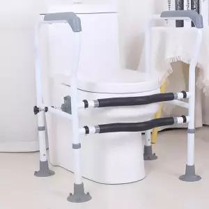 [용마안전] 화장실 화장실 안전바 변기 장애인 노인 안전손잡이 보조손잡이 (본품)