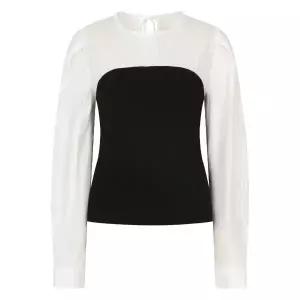 [롯데백화점]제이제이지고트 니트배색뷔스티에블라우스 GP4A0BLR11