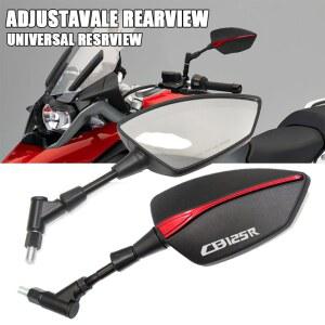 오토바이 사이드 백미러, 조정 가능한 엔드 혼다 CB125R CB 125R 125 R 2011- 2012 2013 2014 범용