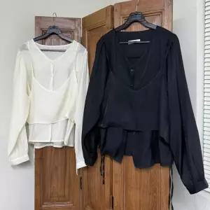 빅사이즈레이어드 U029L503 디렉팅뷔스티에블라우스 LT (32371088A)