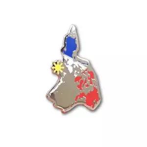 [아트박스]/로고마크 필리핀 국기 지도 뱃지