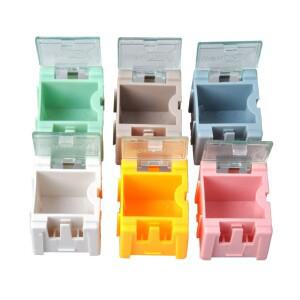 SMT 전자 부품 컨테이너 보관 박스 케이스 키트 미니 잠금 버클 50 개