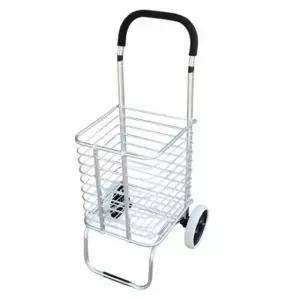 ( )폴딩 접이식 카트 바퀴 장 바구니 카트 알루미늄 대용량 쇼핑
