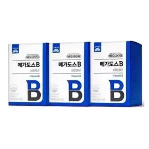 메가도스B 비타민B 컴플렉스 60정 X 3개 (6개월분)