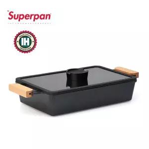 샤브냄비 스퀘어 올인원 팬 IH (인덕션 겸용) 32x20cm / 캠핑