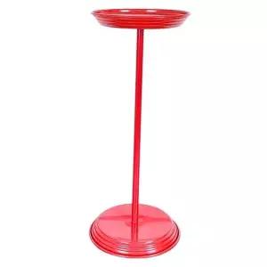 [셀러에이드]메탈 스탠드형 화분 받침대 레드 컬러 인테리어 소품 철제정리대