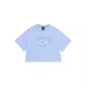 매장정품 내셔널지오그래픽 NATIONAL GEOGRAPHIC 키즈 K262GTS920 여아 피그먼트 반팔 티셔츠 ICE BLUE 500