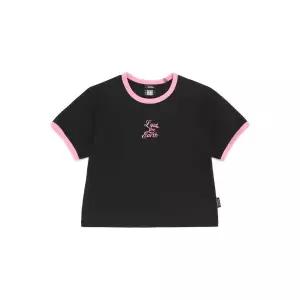 매장정품 내셔널지오그래픽 NATIONAL GEOGRAPHIC 키즈 K262GTS930 여아 링거 그래픽 반팔 티셔츠 CARBON BL