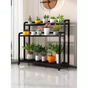 이동식 화분 정리대 베란다 받침대 거치대 인테리어 다육이