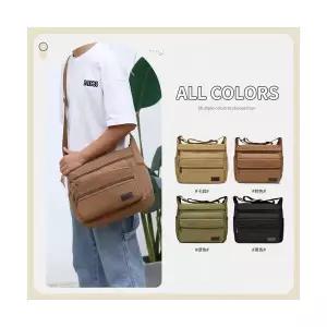 야무치 남자 데일리룩 가방 숄더백 대용량 캔버스백 출근 여행 멀티 크로스백 KUK5