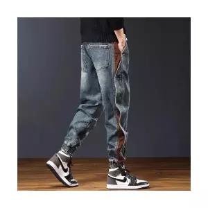 코아픽샵 남자 키작남 배기핏 청바지 슬림핏 스트레이트 봄 캐주얼 조거 배기 바지 빈티지 꾹1