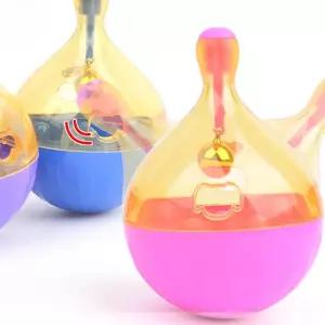 오뚝이 장난감 강아지 애견 식기 스낵볼 공강 사료먹이기 훈련 간식통 간식컵