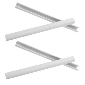 MU LIY 커버 4PCS 지하실용 장식용 파이프 보호기 라디에이터 히트 욕실