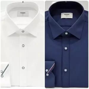 [레노마셔츠]슬림핏/구김성 적은 트리코트 긴소매 와이셔츠 RPSSL1502 WH,NY_US