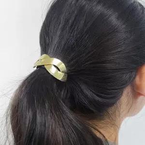 헤어 여성 골드 헤어밴드 악세사리 머리끈 프리미엄 메탈 인기템 밴드 고무줄