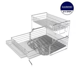 쿡에버 집들이 결혼 선물 퓨어 프리미엄 2단 확장형 식기건조대