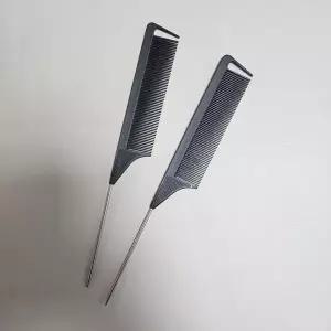 헤어 스타일링 꼬리빗 브러쉬 미용 도구 스틸 소재