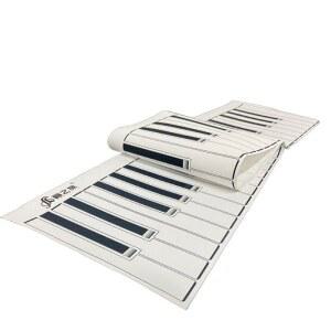 피아노건반종이 피아노 교구 압연 공동 악기 연습 디지털 교육 무지개 건반종이 연주 초보자