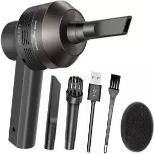 혼리비 새로운 무선 미니 컴퓨터 진공청소기 휴대용 키보드 청소기 키트 - 먼지 머리카락 부스러기 스크랩