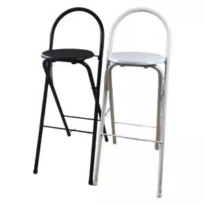 접이식높은의자 등받이 홈바 카페 가정용 라운지 휴대용 식탁 가벼운 높은의자 스툴