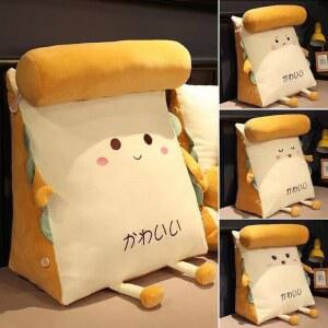 식빵 침대 삼각 인테리어 삼각눈 등받이 식빵베게 스마일 베개 허리받침 업소용 뚱자맘 선물