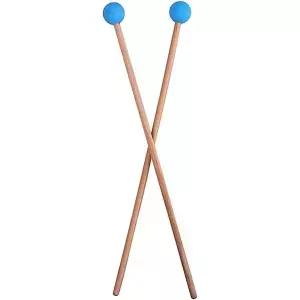 알니코프 1쌍 드럼 스틱 실로폰 망치 하드 플라스틱 헤드