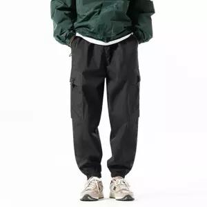 EAMT 남자 배기핏 바지 봄가을 방수 카무플라주 밀리터리 3방 바람막이 팬츠 YJ1