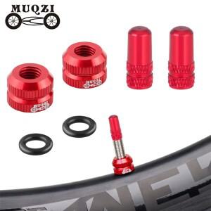 2~8세트 자전거 타이어 밸브 너트(프레스타 캡 세트 포함) MTB 도로 튜브리스 프레스타 보호 나사 및 커버