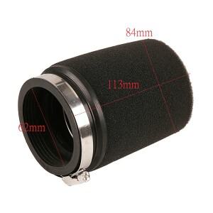 바이크 오토바이 구덩이 먼지 자전거 ATV 부품 62mm 폼 에어 필터 포드호환 PIT 쿼드 버기