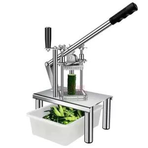 수동 깍둑썰기 오이 5mm 커터 야채 감자튀김 채썰기 슬리 과일 무