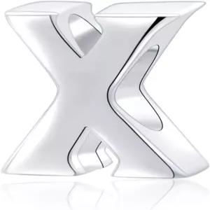 925 스털링 실버 알파벳 문자 매력 핏 판도라 스타일 팔찌 아내 엄마 여성 크리스마스 선물