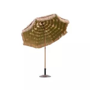 야외 파라솔 밀짚 오두막 해변 야외파라솔 리조트 정원 카페