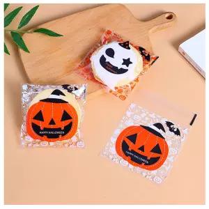 포장용품 택배봉투 할로윈 OPP 비닐봉투 선물 접착 투명 포장지 10매