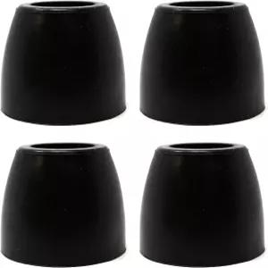 4팩 화물 트레일러 트럭 교체 램프 도어 고무 범퍼 스톱 콘 2인치 높이