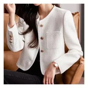 [휴드] 프렐린 블랙 앤 화이트 트위드 자켓 3131045