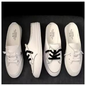 여자 보세 캔버스 뮬 슬립온 슬리퍼 단화 운동화 Opp6+7srT