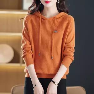 EAMT 후드티 상의 시크 엄마룩 여성티셔츠 봄가을 카디건 추동 YJ3