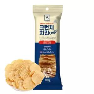 크런치 강아지 단백질 비스켓 오리지널 80g 1P 치킨칩