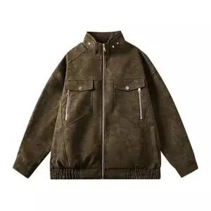 팬츠 남사친 캐주얼 오피스룩 가을 멋쟁이 가죽 데일리 소가죽 재킷 OP3