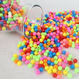 나이스셀러 원색 컬러 비즈 공예 재료 6mm, 8mm, 10mm 구슬 부자재 20g 8색상 혼합