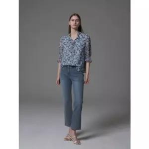 [갤러리아] 올리비아로렌 쉬폰 프린트 블라우스 VOCNL5M4141