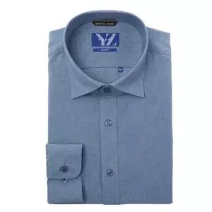 [갤러리아] 예작 남자 정장 셔츠 긴팔 슬림 솔리드 남방 YJFSUA572BL