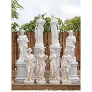 대형 석고상 동상 호텔 빈티지 인테리어 조형물 야외 로마 여신상