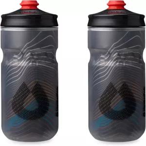 HydraPak 폴라 서지 단열 자전거 물병 2팩(20온스 또는 24온스) - 하이 플로우 대부분의 케이지에 적합